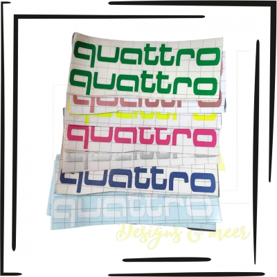 Quattro Sticker Quattro Sticker